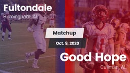 Matchup: Fultondale High vs. Good Hope  2020