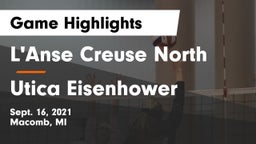 L'Anse Creuse North  vs Utica Eisenhower  Game Highlights - Sept. 16, 2021