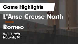 L'Anse Creuse North  vs Romeo  Game Highlights - Sept. 7, 2021