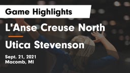 L'Anse Creuse North  vs Utica Stevenson  Game Highlights - Sept. 21, 2021