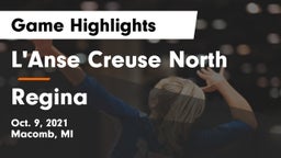 L'Anse Creuse North  vs Regina  Game Highlights - Oct. 9, 2021
