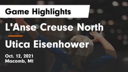 L'Anse Creuse North  vs Utica Eisenhower  Game Highlights - Oct. 12, 2021
