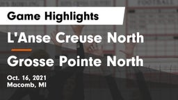L'Anse Creuse North  vs Grosse Pointe North  Game Highlights - Oct. 16, 2021