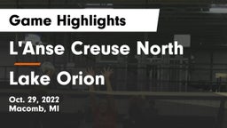 L'Anse Creuse North  vs Lake Orion  Game Highlights - Oct. 29, 2022