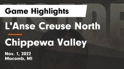 L'Anse Creuse North  vs Chippewa Valley  Game Highlights - Nov. 1, 2022