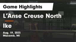 L'Anse Creuse North  vs Ike Game Highlights - Aug. 19, 2023