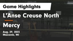 L'Anse Creuse North  vs Mercy Game Highlights - Aug. 29, 2023