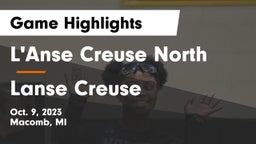 L'Anse Creuse North  vs Lanse Creuse Game Highlights - Oct. 9, 2023