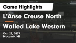 L'Anse Creuse North  vs Walled Lake Western Game Highlights - Oct. 28, 2023