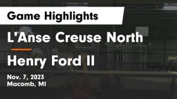 L'Anse Creuse North  vs Henry Ford II  Game Highlights - Nov. 7, 2023