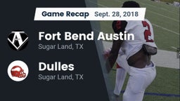Recap: Fort Bend Austin  vs. Dulles  2018