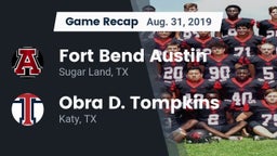 Recap: Fort Bend Austin  vs. Obra D. Tompkins  2019