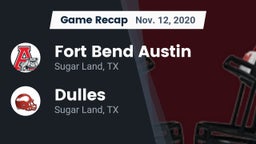 Recap: Fort Bend Austin  vs. Dulles  2020