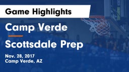 Camp Verde  vs Scottsdale Prep  Game Highlights - Nov. 28, 2017