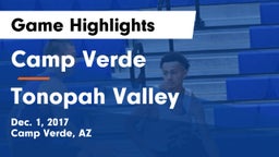 Camp Verde  vs Tonopah Valley  Game Highlights - Dec. 1, 2017