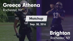 Matchup: Greece Athena vs. Brighton  2015