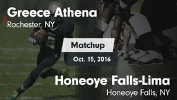 Matchup: Greece Athena vs. Honeoye Falls-Lima  2015