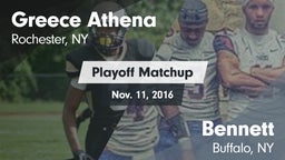 Matchup: Greece Athena vs. Bennett  2015