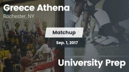 Matchup: Greece Athena vs. University Prep 2017
