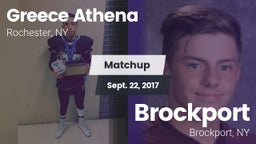 Matchup: Greece Athena vs. Brockport  2017