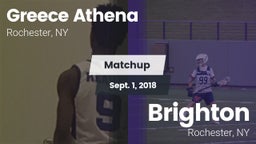 Matchup: Greece Athena vs. Brighton  2018