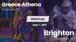 Matchup: Greece Athena vs. Brighton  2018