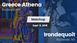 Matchup: Greece Athena vs. Irondequoit  2018