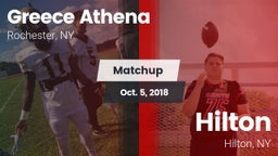 Matchup: Greece Athena vs. Hilton  2018