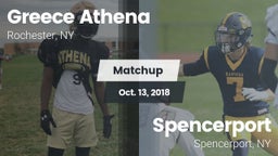 Matchup: Greece Athena vs. Spencerport  2018