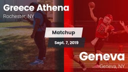 Matchup: Greece Athena vs. Geneva  2019