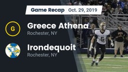 Recap: Greece Athena  vs.  Irondequoit  2019