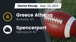 Recap: Greece Athena  vs. Spencerport  2023