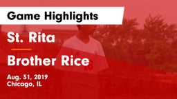 St. Rita  vs Brother Rice  Game Highlights - Aug. 31, 2019