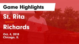 St. Rita  vs Richards  Game Highlights - Oct. 4, 2018