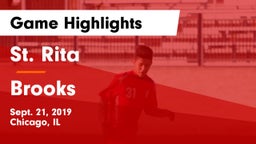 St. Rita  vs Brooks Game Highlights - Sept. 21, 2019
