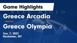 Greece Arcadia  vs Greece Olympia  Game Highlights - Jan. 7, 2022