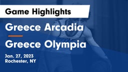 Greece Arcadia  vs Greece Olympia  Game Highlights - Jan. 27, 2023