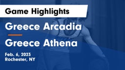 Greece Arcadia  vs Greece Athena  Game Highlights - Feb. 6, 2023