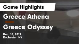 Greece Athena  vs Greece Odyssey  Game Highlights - Dec. 18, 2019