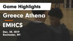 Greece Athena  vs EMHCS Game Highlights - Dec. 28, 2019