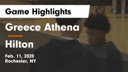 Greece Athena  vs Hilton  Game Highlights - Feb. 11, 2020