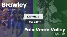 Matchup: Brawley  vs. Palo Verde Valley  2017