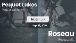 Matchup: Pequot Lakes High vs. Roseau  2016