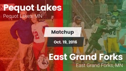 Matchup: Pequot Lakes High vs. East Grand Forks  2016