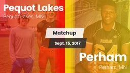 Matchup: Pequot Lakes High vs. Perham  2017