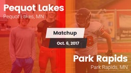 Matchup: Pequot Lakes High vs. Park Rapids  2017