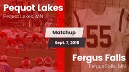 Matchup: Pequot Lakes High vs. Fergus Falls  2018