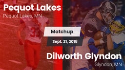 Matchup: Pequot Lakes High vs. Dilworth Glyndon  2018