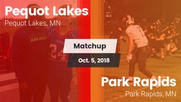 Matchup: Pequot Lakes High vs. Park Rapids  2018