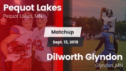 Matchup: Pequot Lakes High vs. Dilworth Glyndon  2019